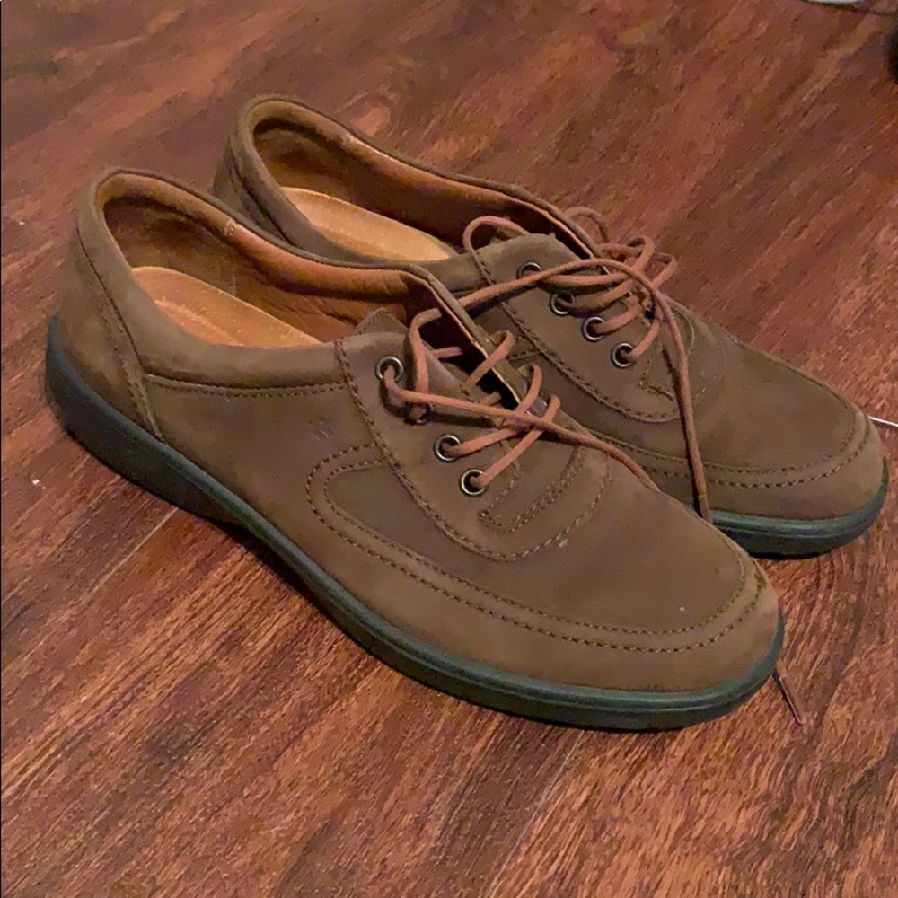 Romika Lace Up Stitched Moc Comfort Oxford Shoes